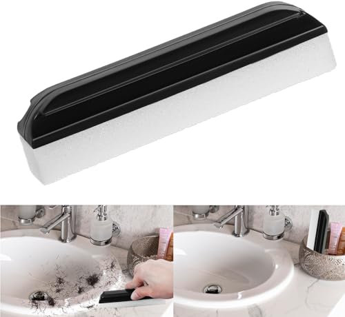Yuanchu Brosse de nettoyage barbe, nettoyeur réutilisable pour lavabo et éponge à barbe