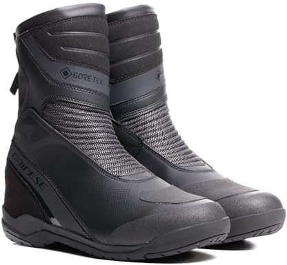 Dainese Herren BLACKWING Gore-TEX Boots wasserdichte Motorradstiefel, Schwarz, 41 EU | Gore-Tex