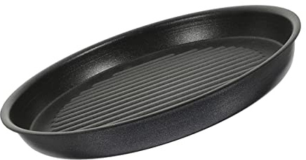 iplusmile Vassoio Per Padella Antiaderente Per Bistecche Per Uso Domestico Accessorio Per Barbecue Compatto e Resistente All Usura Facile Da Riporre