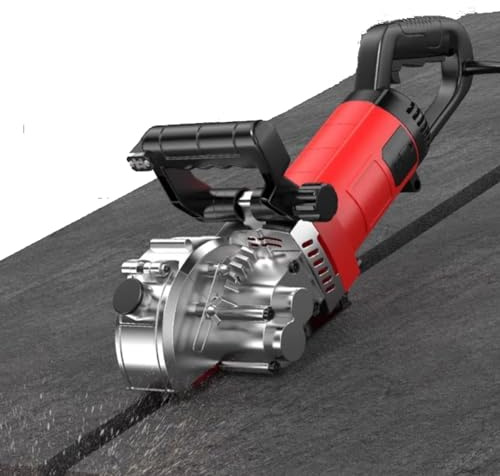 Wall Chaser Machine à découper le béton électrique avec rainure rotative et poignée pour rainurer le marbre et le béton