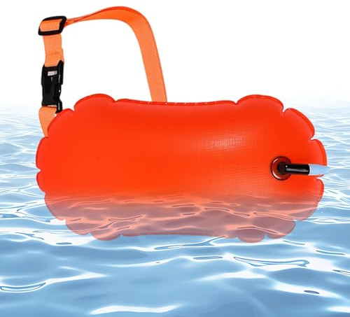 Boa da piscina, galleggiante di sicurezza ad alta visibilità, per adulti, per uomini, donne, nuotatori, principianti, bagnini, allenamento, competizioni