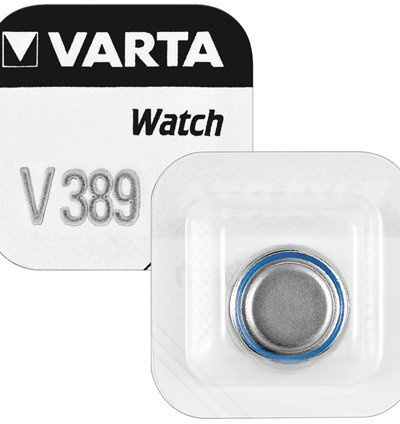 10 piles bouton à oxyde d'argent pour montre de Varta (V389/Sr54 Sr) 54 W 389 V/V/10 (Vart 4174 Gs)