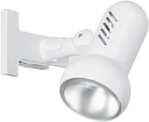 Eglo lampada da lettura Manhattan, luce da lettura con morsetto per letto e scrivania, faretto a morsetto in metallo e plastica in bianco, attacco E27