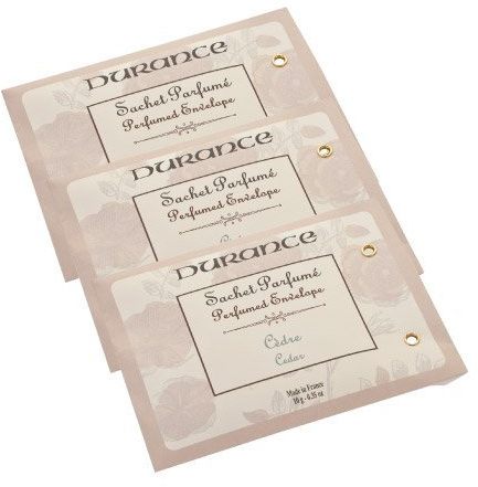 Durance de Provence Duftsäckchen, groß, 10 g, Zedernholz, 3 Stück