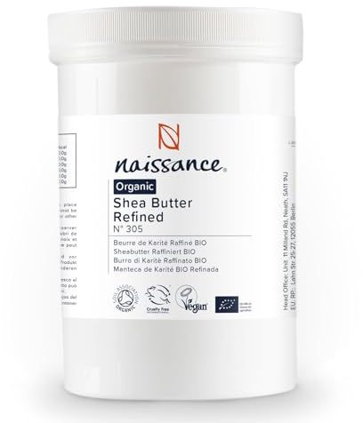 Naissance Sheabutter, raffiniert 1kg (1000g) BIO zertifiziert 100% rein