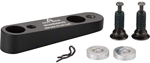 SHIMANO Flat Mount Disc Brake Adapter Rear, Flat Caliper to Flat Mount, 160mm