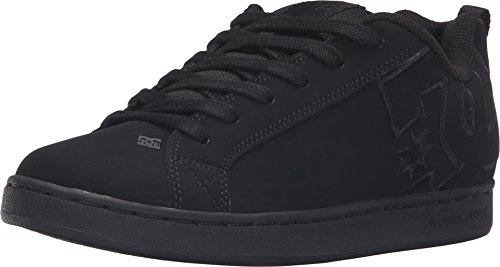 DC Shoes Homme Court Graffik Chaussures de Skateboard, Noir et Blanc, 52 EU