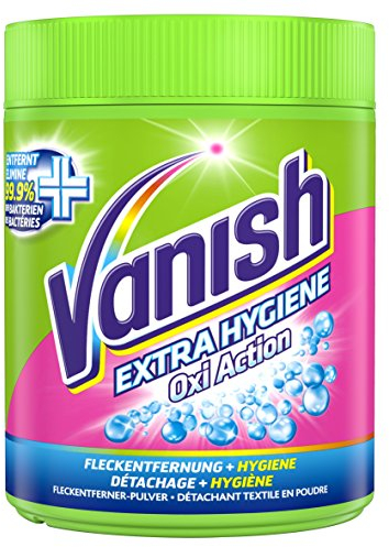 Detergente en polvoextra higiene OXI Action de Vanish.