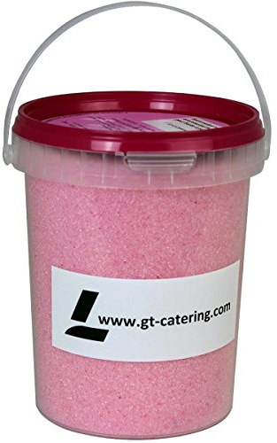 GT CATERING Sucre pour barbe à papa goût fraise - 1 kg - Fabriqué en France
