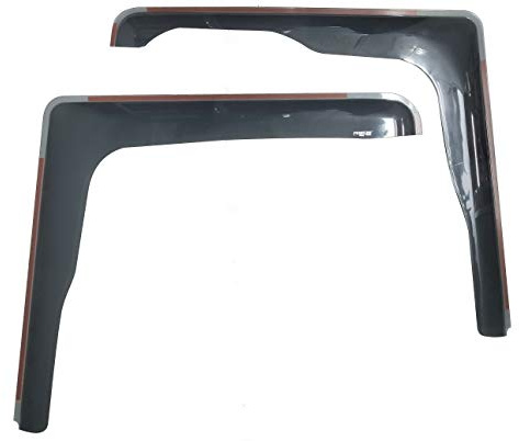 PERFLEX Set Windabweiser Regenschutz Fenster Seite Windabweiser für LKW XF 106 Deko Zubehör