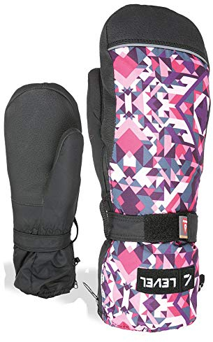 Level Mitt Zip Jr Handschuhe für Mädchen S Muster