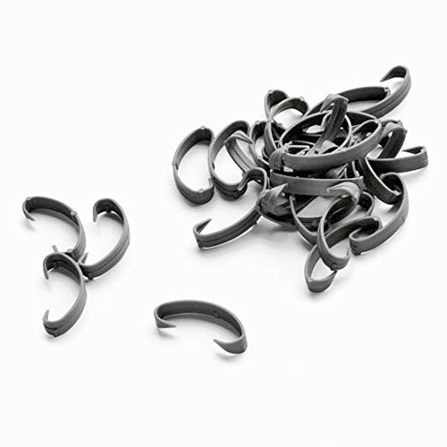 NMC Deutschland GmbH 100 Stück Clip Clips Klammern für Isolierung PE Rohrisolierung Verschlußklammern