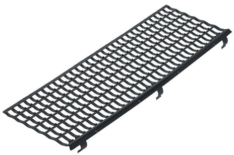 INEFA 100cm Drain Cover Leaf Guard 100-160mm Black guttering mesh