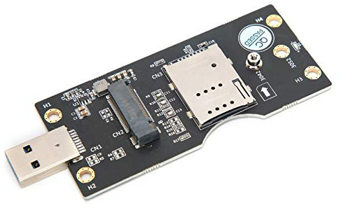 PUSOKEI M.2 to USB3.0 Adapter Key B NGFF M.2 SSD to USB 3.0 Riser Card SIM 8Pin 3042/3052 NGFF (M.2) Key B Card compatible with M.2 Card To desktop/laptop