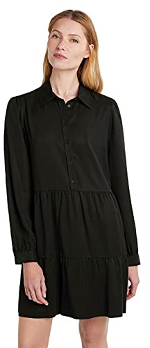 Desigual Merci Vestido Informal, Negro, M para Mujer