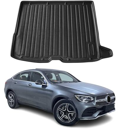 OMAC Kofferraumwanne für Mercedes GLC 2015-2022 TPE Schwarz | Laderaumwanne, Kofferraummatte, Allwetter, fahrzeugspezifisches Produkt, wasserdicht