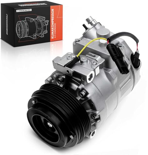 Frankberg Klimakompressor Klimaanlagen Kompressor mit Kupplung Diesel | Kompatibel mit 5er E60 E61 3er E90 E91 E92 6er E63 E64 Replace# 64526946871, inkl. Öl vorbereift