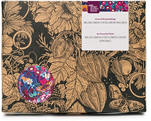 Unsere Pflanzenlieblinge: Wildblumen für Blumenfans (Bio) - Samen-Geschenkset mit 6 wunderbaren Sorten für den wilden Blütenrausch- macht glücklich!