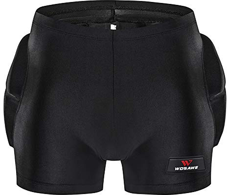 LIXADA Shorts de Protection Enfant Coussinet de Protection des Fesses Pantalon de Hanche de Ski Shorts Rembourrés protecteurs d'enfants pour Le Coccyx de Hanche/Bout/Snowboarding/Skating/Ski