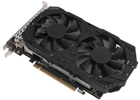 Topiky RX560XT 8GB GDDR5 Computadora PC Gaming Video Tarjeta Gráfica GPU 256bit, PCI Express X16 3.0 Tarjeta Gráfica Tarjeta de Video para PC Gaming Dual Fan