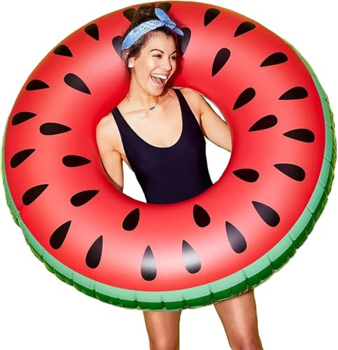 Anello da nuoto gonfiabile, piscina gonfiabile,nello Gonfiabile in PVC con Valvola d'Aria, per bambini e ragazzi, feste estive