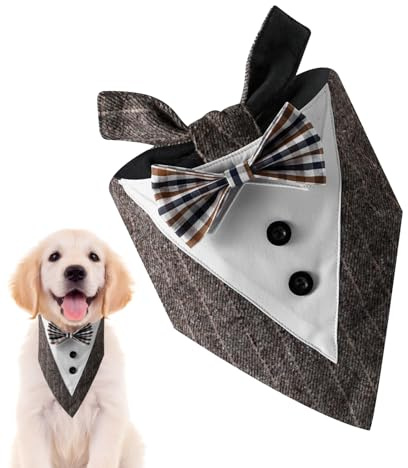 Hundhalsdukar för | Triangulär hundbandana kostym – dekorativ halsduk för valpar, för halloween födelsedag för pojke för höst för fest för bröllop för semester