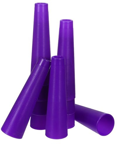 Alipis 10 Tubi Conici in Polipropilene per Filato Viola Rocchetti Avvolgitori per Lana e Ricamo Accessori Portafilo Leggeri e Resistenti per Maglieria Tessitura e Fai da Te Set da 10
