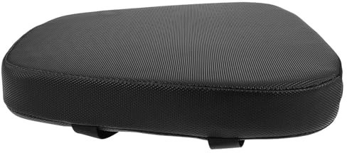 WRITWAA Cuscino Sedile Elettrico Antibatterico 5 CM con Copertura Nera per Bici Elettriche Scooter e Moto – Imbottitura Ammortizzante Antiscivolo per Viaggi Lunghi e Protezione UV