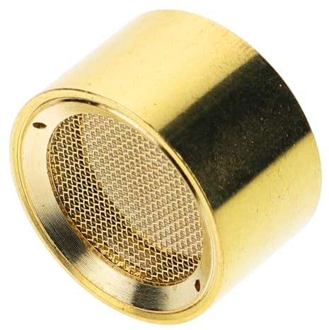 Veemoon Ersatz Mikrofonkern Kondensatormikrofon Kapsel 22mm Goldfolie Handmikrofon Reparaturkern für Ktv Gesangssysteme mit Klarer Klangqualität und Langer Lebensdauer