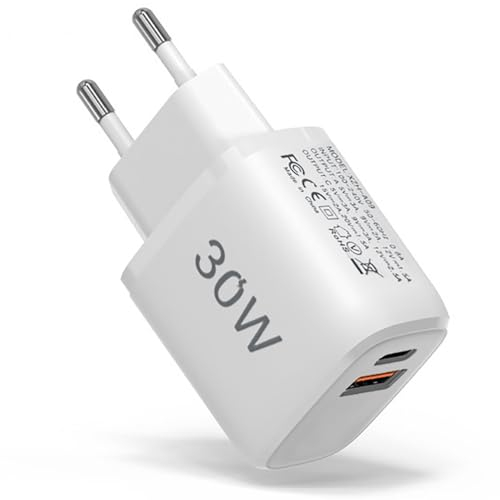 30W USB C Ladegerät, USBC Stecker für Google Pixel 9Pro/9a/9/9Pro XL/8 Pro/8a/8/7 Pro/7a/7/6 Pro/6a/6, PPS PD 3.0 Schnellladegerät Netzteil Wall Charger für iPhone 16/15/14,Samsung S25/S24/S23,Tablets