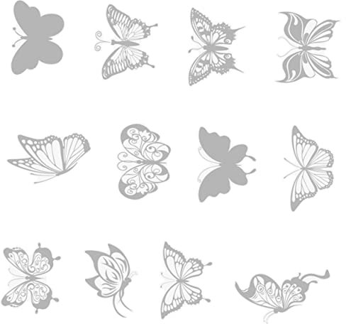 ULDIGI 1satz Anti-kollisions-fensterfolien Für Dekorative Fensteraufkleber Statische Wiederverwendbare Bewegliche Fensterdekoration Schutz Vor Vogelschlägen Für Zuhause Und Büro