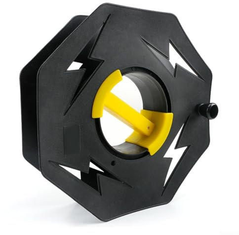 WIIYENA Portable Plastic Winding Reel Wire Storage Reel Cable Winding Reel Winding Winch for Camping Caravan or Motorhome Cable Reel