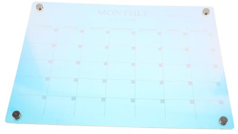 Parliky Stabile Magnetische Trockenlöschtafel Acryl-planungstafel Monatskalender Für Den Kühlschrank