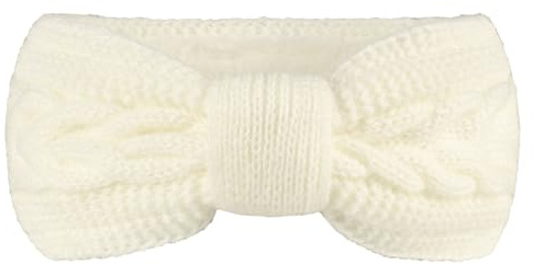 JK Home Winter Knitted Twist Knot Headband Women Ear Warmer Chunky Crochet | Braided Hair Band Wraps Turban Sports Yoga Hairband Fleece Lined Elastic Wide Headbands Comfy Ear Muffs for Women Girl