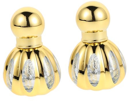 VALICLUD 2piezas Frascos De Perfume De Aceite De Vidrio Dispensadores De Fragancia Reutilizables y Portátiles Para Aceites Esenciales Para Viaje