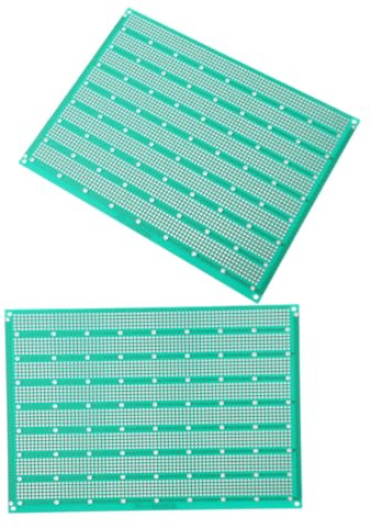 PLAFOPE Placa de Circuito Impreso Cara Soldable 2 Piezas 15X20 CM para Prototipos Electrónicos y Proyectos DIY Placa Pcb Profesional para Experimentos y Conexiones de Componentes