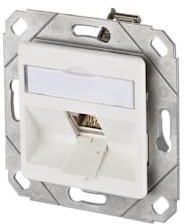 METZ CONNECT E-DAT modul 1 Port UPk Cat.6A, reinweiß