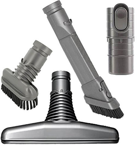 SPARES2GO Dusting Stubborn Dirt Brush Upholstery Tool Kit for All Main Models of Dyson Vacuum Cleaner