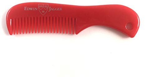 Edwin Jagger Beard & Moustache Comb Red