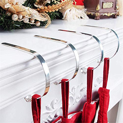 Molinter Kamin Haken Nikolausstrumpf Weihnachtsstrumpf Halterung Nikolausstiefel Halter Haken (6 Stück)