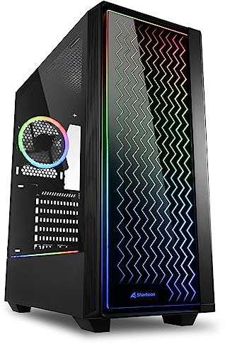 Sharkoon Rgb Lit 200 Midi Tower Nero (sharkoon Rgb Lit 200 - Tower - Atx)