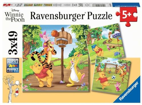 Ravensburger Winnie The Pooh 3 x 49 Piece Jigsaw Puzzles for Kids Age 5 Years Up