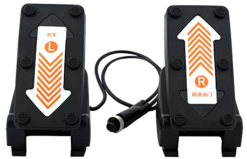 AULPACO Children's Speed Limiting Accelerator Pedal Speed Limit Throttle Brake Pedal Compatible with Segway Ninebot Gokart Kart Accessories