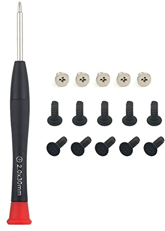 Generique - Lot de vis cruciformes de rechange #00 avec tournevis cruciforme PH00 pour outils de reparation de manette PS4 - 15 pices - Screws - Accessoires de jeux video