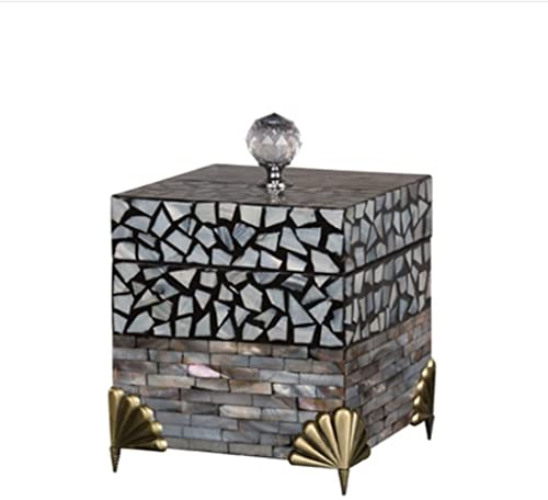 IRYZE Uhrenetui Uhrenbox Uhrenkoffer Uhrenkasten Damen Oder Mädchen, Ohrringe, Halsketten, Uhren, Schmuck, Aufbewahrungsbox, Jakobsmuschel-Näharbeiten Uhrenrolle Uhren Aufbewahrungsbox