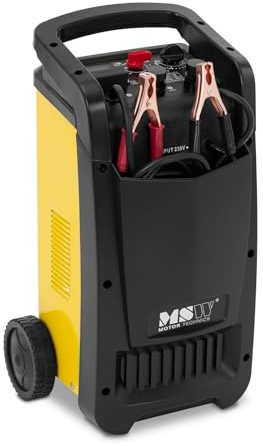 MSW Motor Technics MSW S Charger 65A.3 Chargeur de Batterie de Voiture Démarreur de Saut 12/24 V 100 A Chargeur de Batterie de Voiture Compact Chargeur de Batterie Chargeur de Voiture Chargeur de voi