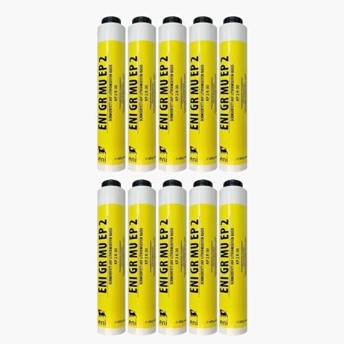 Agip GR MU EP2 Langzeitfett - Fettkartusche 400g mit Schraubgewinde für LubeShuttle Fettpressen