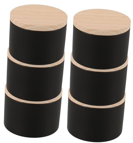ULDIGI 6pcs DIY Candle Jars Empty Candle Tins Aromatherapy Balm Tin Can Metal Holder