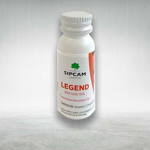 Insecticida Total Amplio Espectro en todo tipo de Plantas y Cultivos | LEGEND 10ml Deltametrina 2,5% | 100% Eficaz en cualquier plaga: Pulgon, Oruga, Tuta Absoluta, Polilla, Escarabajo | Nexum Market