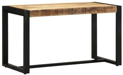 vidaXL Bank 80x35x45 cm Raues Massivholz Mango